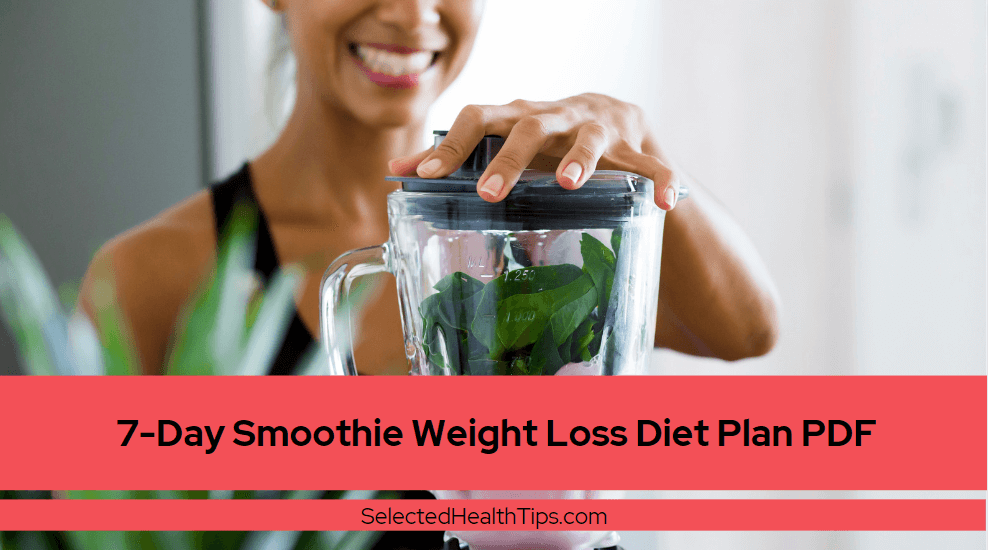 Smoothie Weight Loss Diet Plan PDF
